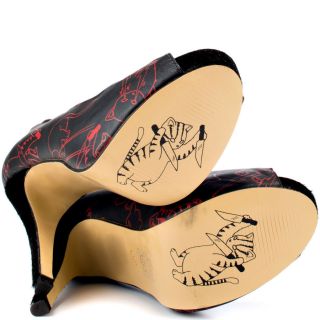 Iron Fists Multi Color Stabby Cat Platform   Black for 49.99