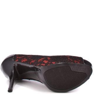Amelia   Red Multi Fabric, Guess, $80.99