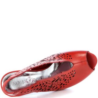 Paris Hiltons Red Talia   Red Leather for 99.99