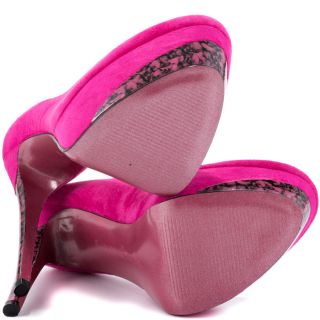 Paris Hiltons Pink Amber   Fuchsia Suede for 99.99