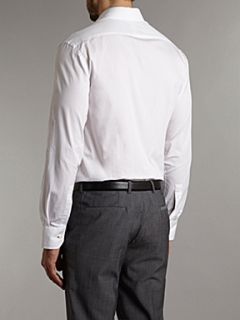 Paul Smith London Long sleeved single cuff slim fit shirt White   