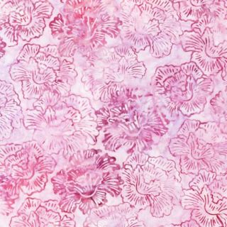 Kaufman Sunny Glow Batik Fabric Quilt Yard Floral Batik