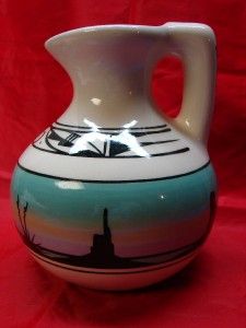 Navajo Water Pitcher Glazed Pottery Kayenta Arizona Purchase