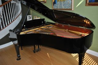 Kawai RX 6 Semi Concert Grand Piano 7 Foot 1997 Polished Ebony Mint