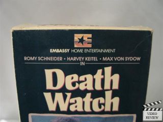 Death Watch VHS Romy Schneider Harvey Keitel