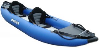 COMMERCIAL GRADE INFLATABLE EXPEDITION KAYAK RIVER RAFT RK375 BLUE