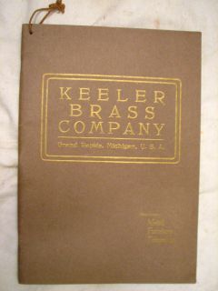 Keeler Brass Company Metal Furniture Hardware Catalog