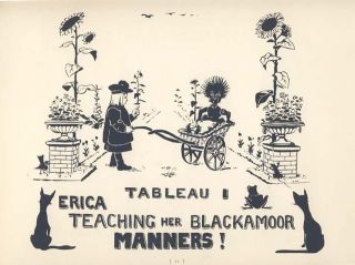 End of Ericas Blackmoor by K Claude Kempson 1903 Ethnic Humour