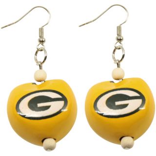 Green Bay Packers Ladies Kukui Earrings Gold