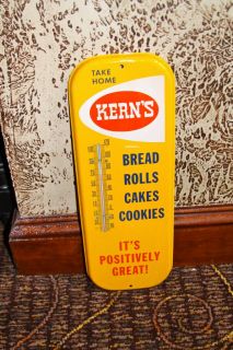 Kerns Bread Thermometer Vintage Sign