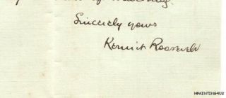 RARE 1921 Kermit Roosevelt Signed 3 Page Letter President Theodore