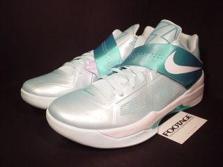 Nike Zoom KD Kevin Durant IV 4 Easter Mint Candy Silver White New