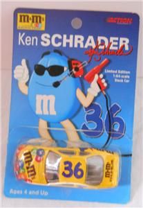 Racing Team 36 Car Ken Schrader M M NIP NASCAR Limited Edition