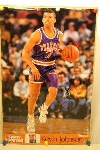 NBA Phoenix Suns Kevin Johnson Poster