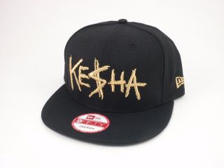 Kesha Rose Sebert Cap New Era 9Fifty Snapback Hat Adjustable Black