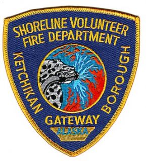 Ketchikan Alaska Shoreline Vol Fire Department Patch