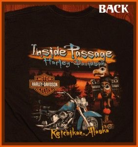 Ketchikan Alaska Harley Davidson Original T Shirt L