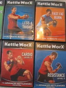 Kettleworx Workout 13 DVD Set Kettlebell