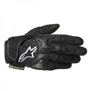 Alpinestars Scheme Kevlar Textile Motorcycle Black Gloves L Large