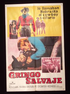 Ringo Del Nebraska Ken Clark Argentine 1sh Poster 66