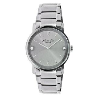 Kenneth Cole NY Grey Dial Mens Dress Watch KC3928 New