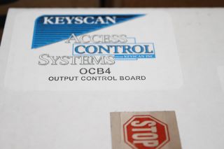 Keyscan OCB4 4 Relay Access Control Systems Output Control Board NIB