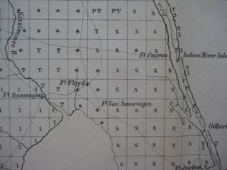 Biscayne Bay is labeled Indian Hunting Grounds. The scans below show