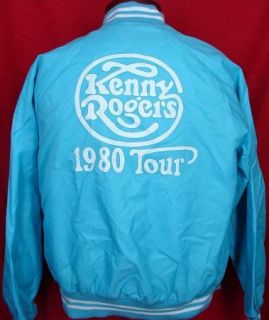 Vintage Kenny Rogers 1980s Tour Jacket L RARE