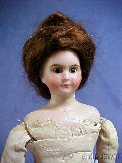 French Lady Doll Poupee Peau Bisque Shoulderhead Kid Body