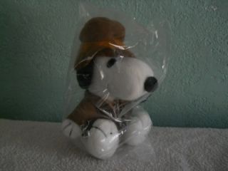 MetLife Indiana Jones Snoopy Dog Plush Doll Peanuts