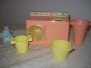 Playskool Doll Dollhouse Washer Dryer Baskets Loving Family