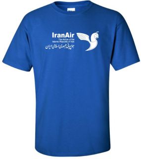 Iran Air Retro Logo Iranian Airline Aviation T Shirt