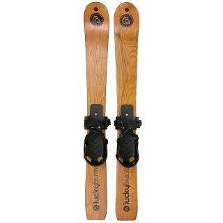 Lucky Bums Heirloom Wooden Kids Skis 2012 90cm 2012 New
