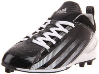 Adidas Kids Blast 3 MD 5 8 J Football Cleats Black White Silver Size