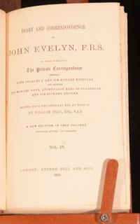 1902 4VOL Diary and Correspondence of John Evelyn William Bray