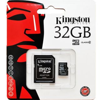 Kingston 32GB 32G Class 4 Micro SD Micro SDHC TF T Flash Memory Card R