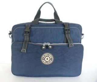 Kipling Navy Briefcase w Organizer Business Laptop Tote Bag Unisex