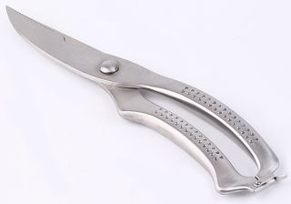 Solid Kitchen Scissors Stainless Steel K0333 1
