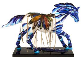 Trail of the Painted Ponies a favorite with Native Indian design. Our