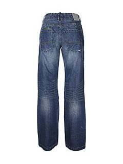 Bench Women`s locker loose slouch bootcut jeans Denim Dark Indigo   