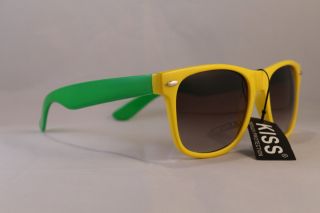 Kiss Neon Wayfarer Sunglasses Two Tone Pick Your Color Hot Summer