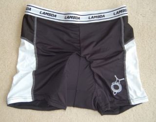 Lambda Black Cycling Knicks Padded Underpants Shorts XL Uni Sex Mens