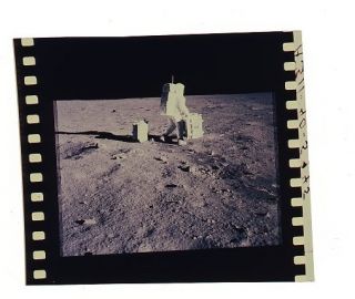 Orig 69 Hasselblad Apollo 11 Moon Color NASA Positive