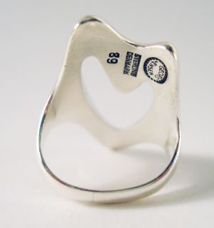 Georg Jensen Sterling Silver Ring Designed by Henning Koppel