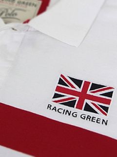 Racing Green Polo shirt White   