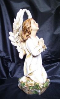 Kneeling Praying Angel Heavenly Garden Memorial Statue