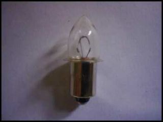 This listing is for ONE brand new 18 Volt replacement flashlight Bulb