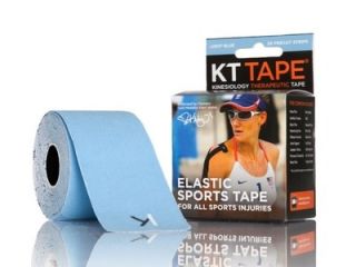 KT Tape Original Precut 20 Strip Roll Light Blue Kinesiology Tape