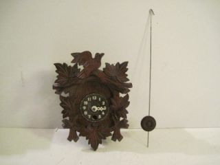Albert Schwab Karlsruhe Vintage Novelty Cuckoo Clock to Repair