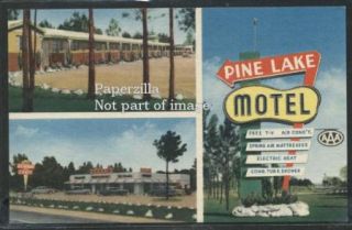 Al Montgomery Linen C40 Pine Lake Motel Restaurant